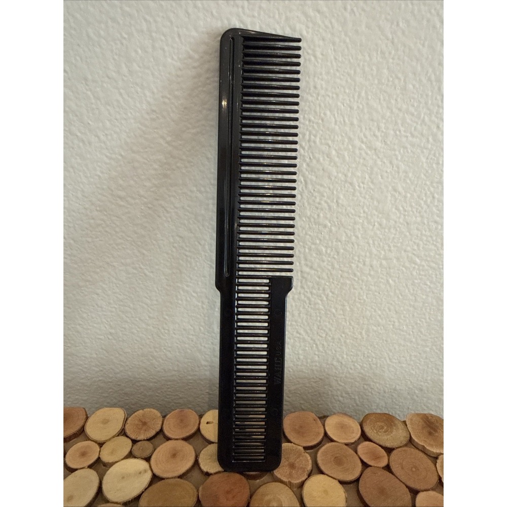 Vtg WAHL Professional Salon Black Hair Clipper Cut Comb Barber Made In USA (7.5"